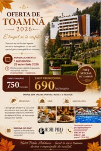 OFERTĂ DE TOAMNĂ 2026 OFERTĂ DE TOAMNĂ 2026